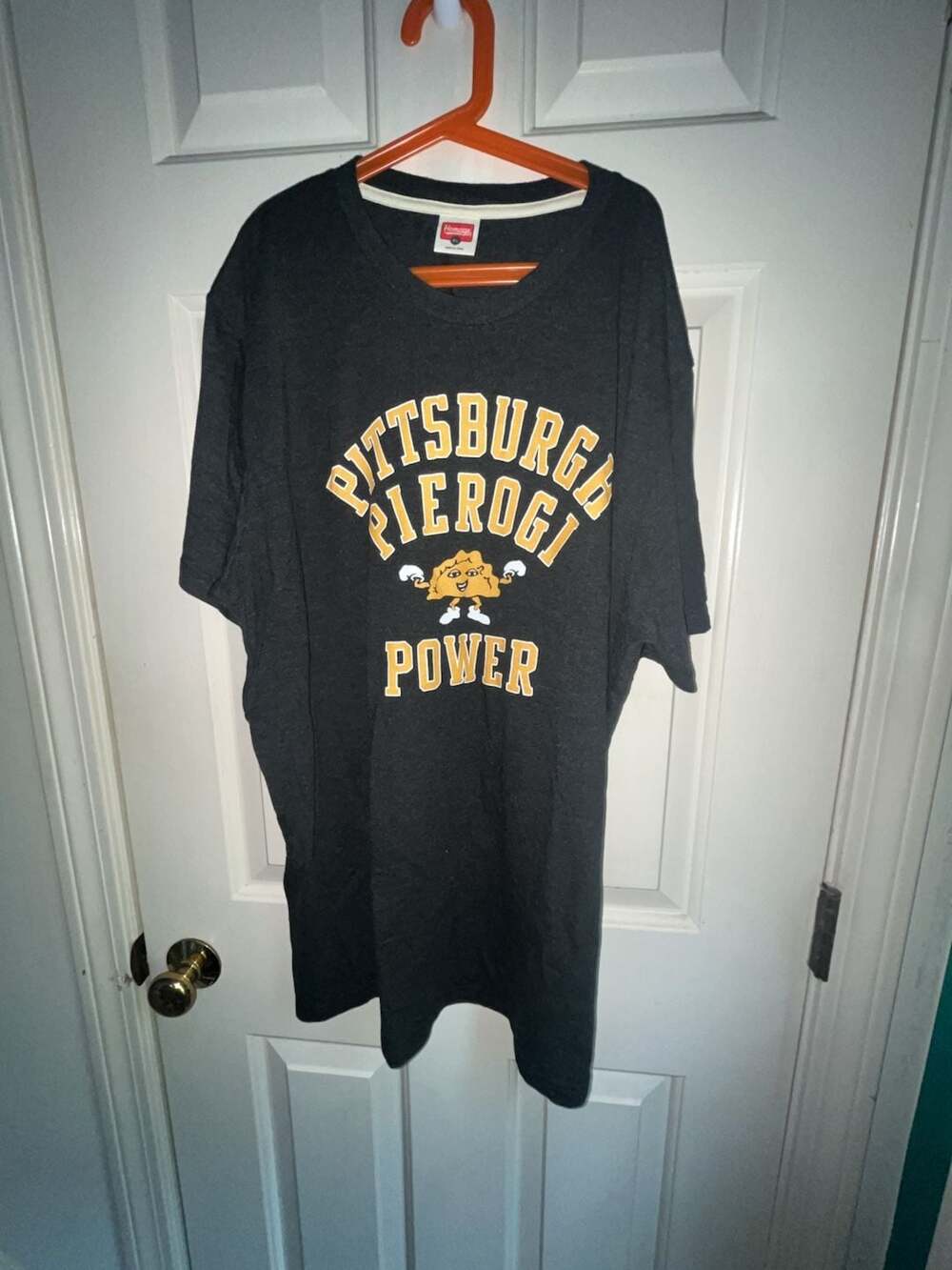 Homage Pittsburgh Pirates Pierogi Power Gray T-Shirt XL